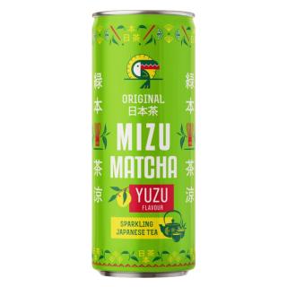 Sparkling Japanese Tea Matcha Yuzu Flavour 330ml MIZU