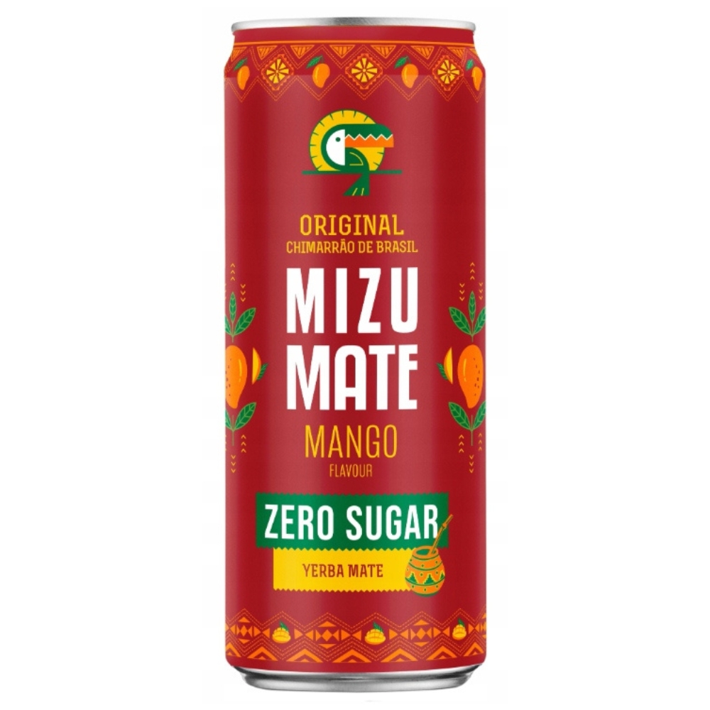 Mate Tea Mango Flavour Zero Sugar 330ml MIZU