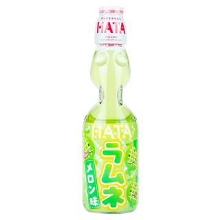 Ιαπωνικό Ανθρακούχο Αναψυκτικό Ramune με Γεύση Πεπόνι 200ml HATA KOSEN