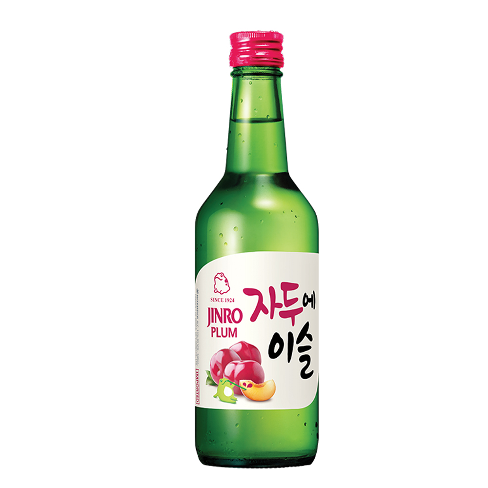 Κορεάτικο Ποτό Soju Με Γεύση Δαμάσκηνο 13% 350ml JINRO