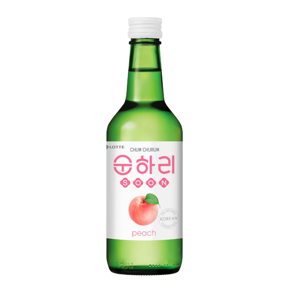 Κορεάτικο Ποτό Soju Με Γεύση Ροδάκινο 12% 350ml LOTTE