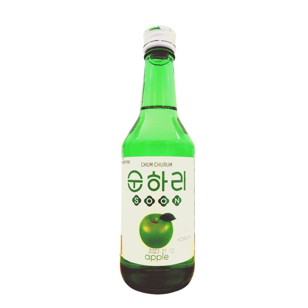 Κορεάτικο Ποτό Soju Με Γεύση Μήλο 12% 350ml LOTTE