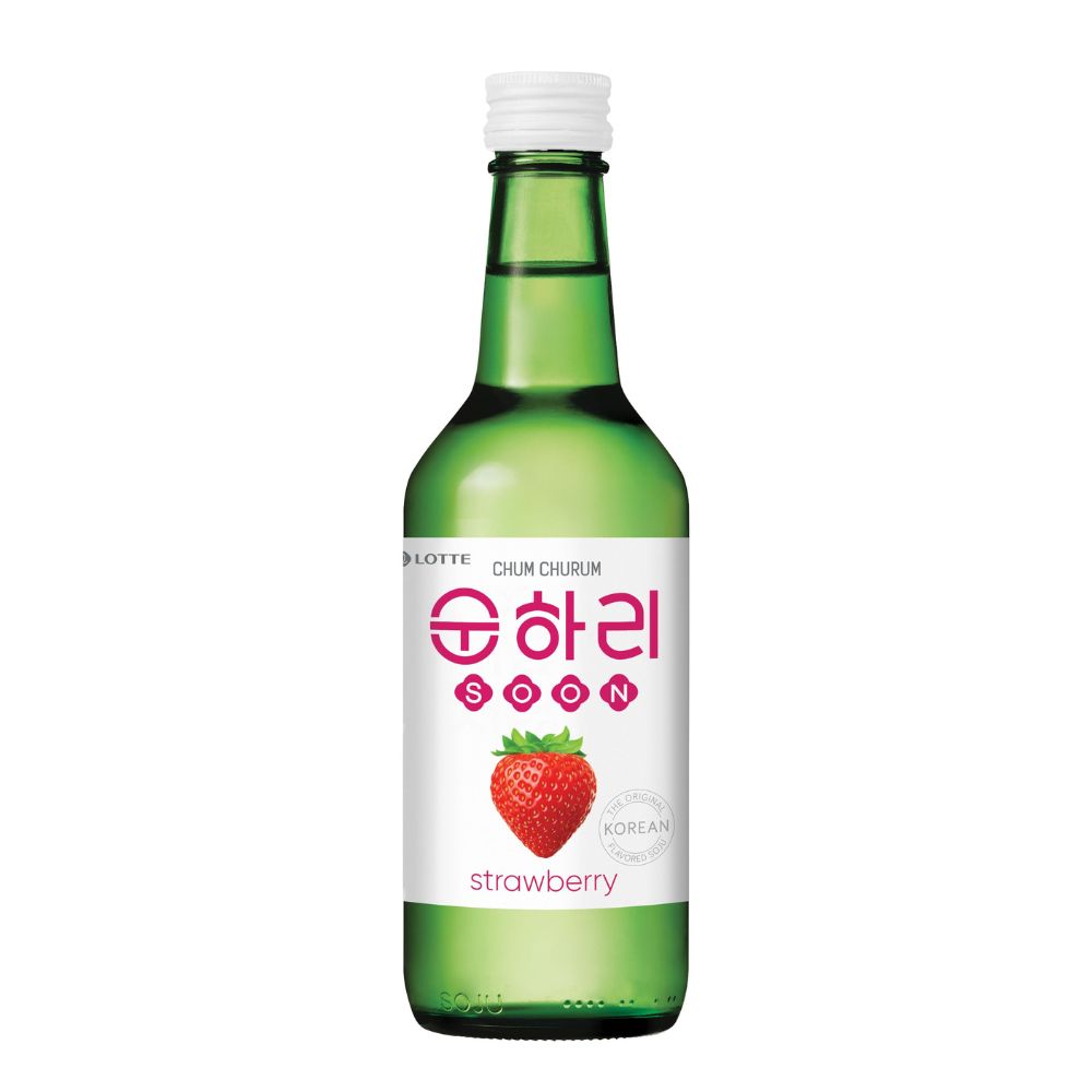 Κορεάτικο Ποτό Soju Με Γεύση Φράουλα 12% 350ml LOTTE