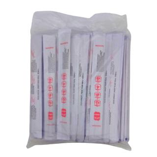 Disposable Chopsticks 21cm Chinese Style in Closed Bag with Instructions in Greek 100 pairs LUCKY