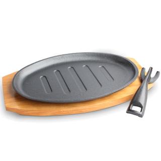 Oval Sizzling Plate Large  27,5x18,75x1,5 cm