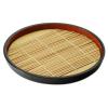 Soba Tray Laquered 21cm With Bamboo Mat For Zaru Soba