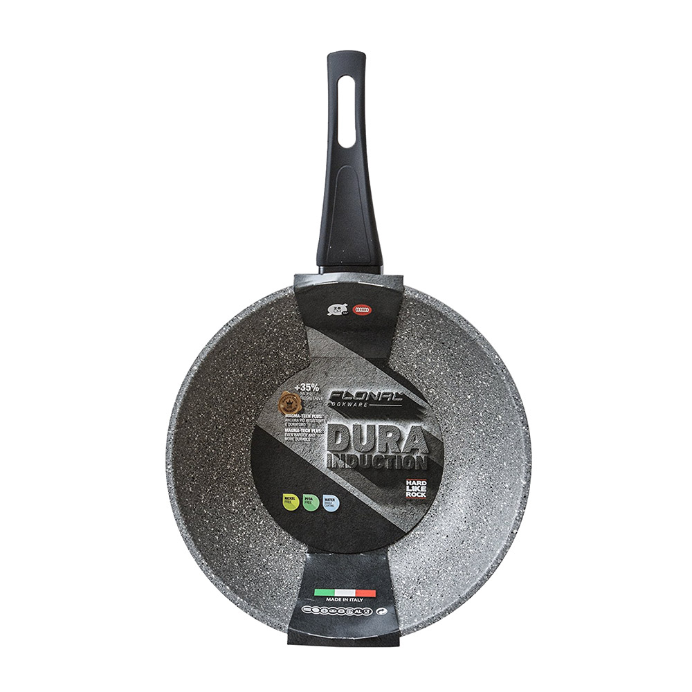 Non-stick Flat Wok for Ceramic and Convection Cookers 28cm
