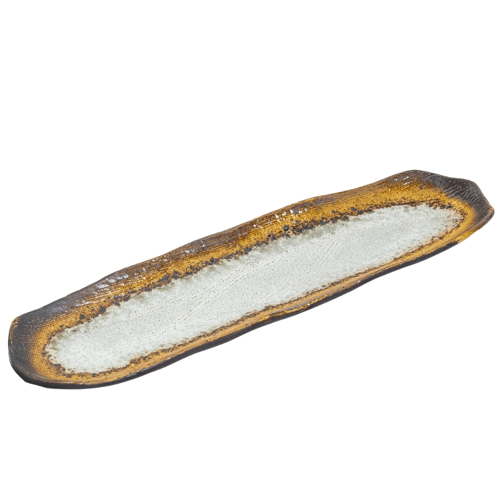 Sushi Plate Beige Ø33,5 cm | H8,5 cm
