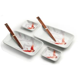 Crane Sushi Set of 6 Pieces 22,2x12,4x2,5cm