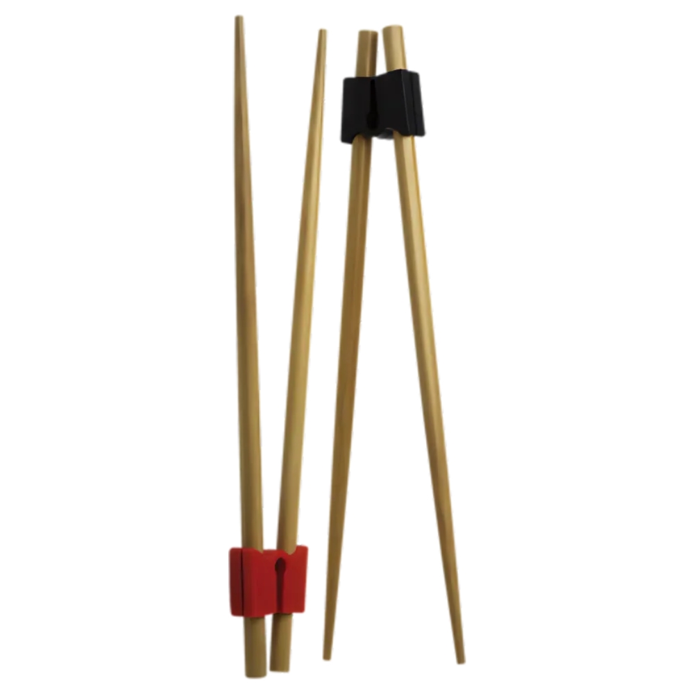 Bamboo Chopsticks with Helper 1 pair JADE TEMPLE