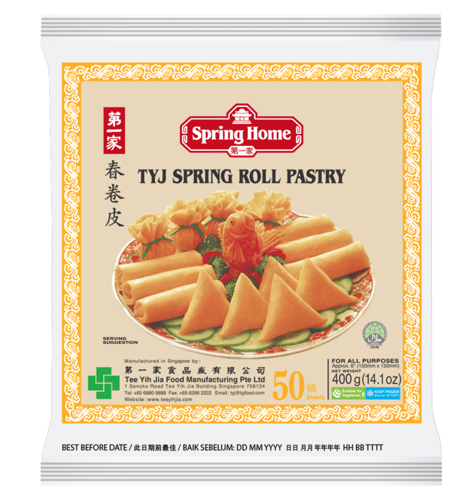 Spring Roll Pastry 150mm 400g SPRING HOME