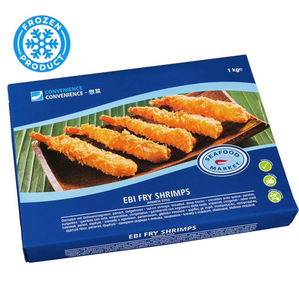 Frozen Japanese Fried Shrimps Ebi Fry (Raw) 1kg SEAFOOD MARKET