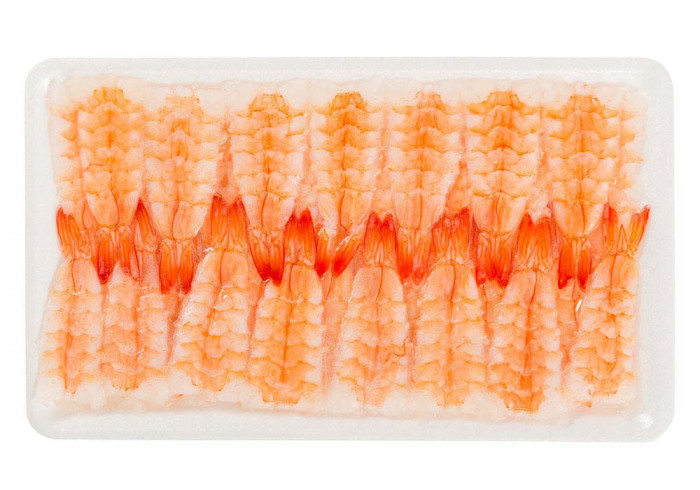 Γαρίδα Για Σούσι Βρασμένη, Καθαρισμένη 3L (8,1-8,5cm) - Sushi Ebi 185g (30 γαρίδες) SEAFOOD MARKET