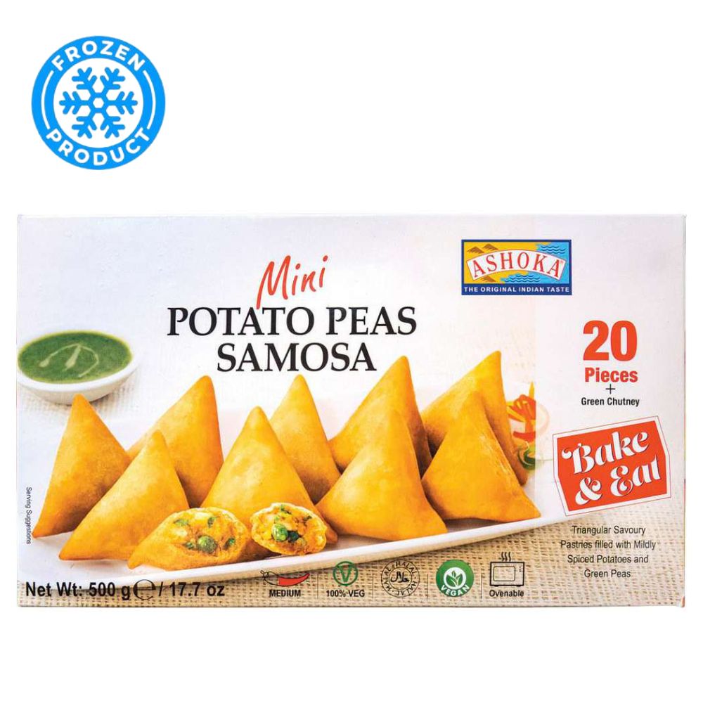 Potato Peas Samosa Frozen 500g ASHOKA