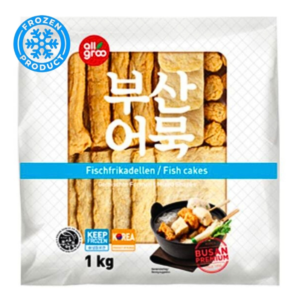 Korean Fish Cake Mixed Shapes Pre-Fried 1000g ALGROO