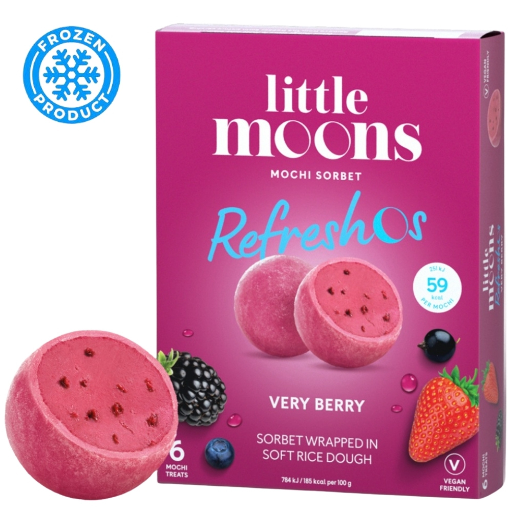 Mochi Refreshos Very Berry Sorbet 192g LITTLE MOONS