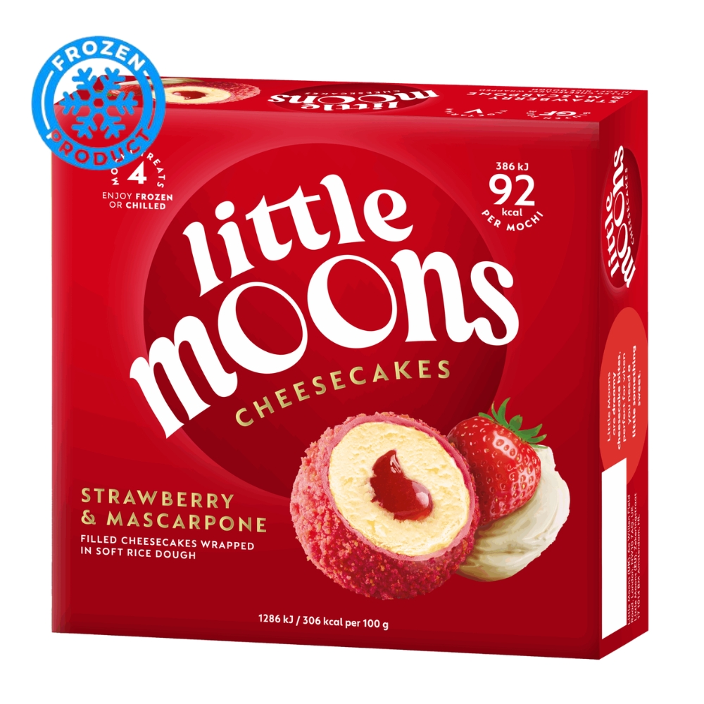 Cheesecakes Strawberry & Mascarpone 120g (4X30g) LITTLE MOONS