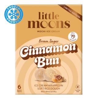 Μότσι Παγωτό με Γεύση Γλυκού με Κανέλα - Cinnamon Bun 192 g LITTLE MOONS