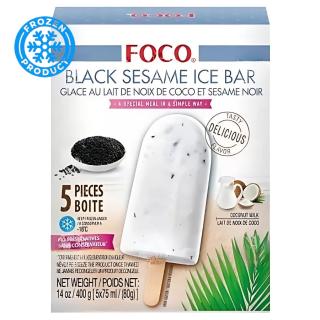 Παγωτό Μαύρο Σουσάμι 400g (5x80g) FOCO