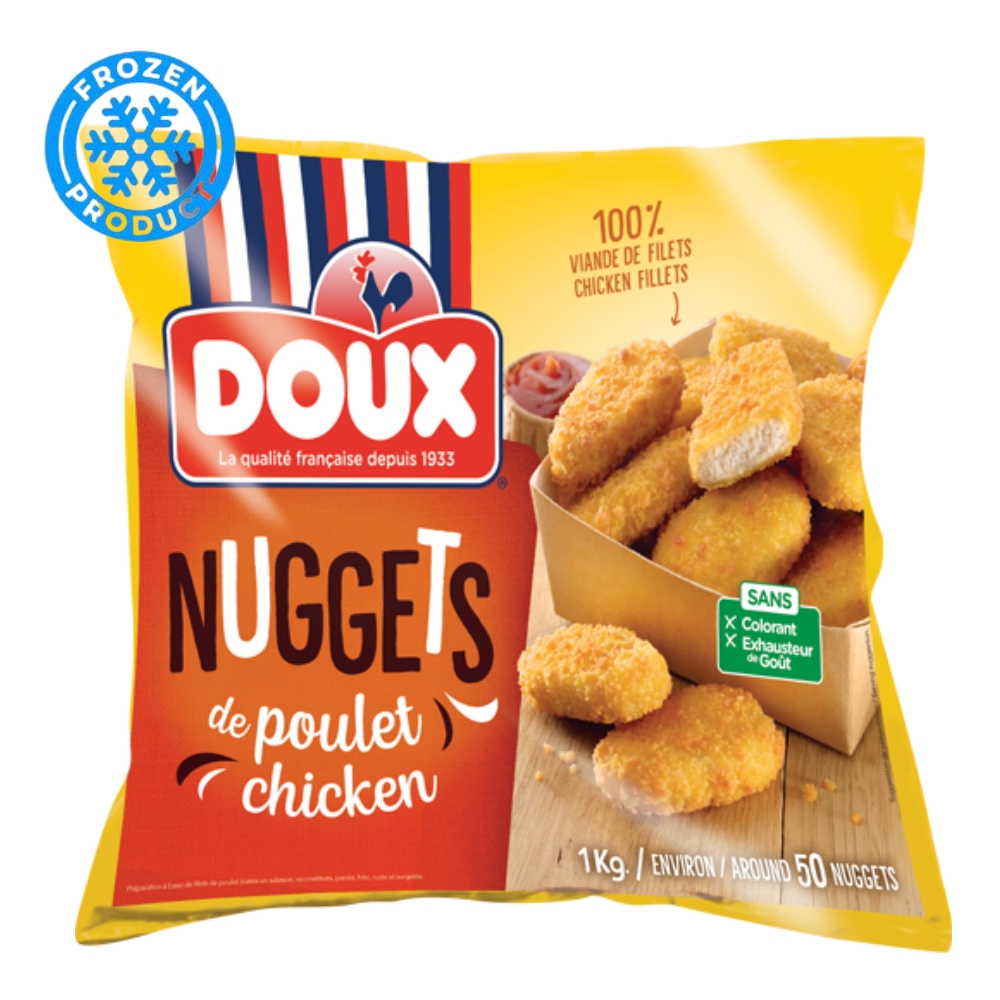 Chicken Nuggets Frozen 1000g DOUX