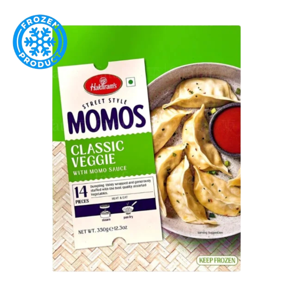 Πιτάκια Momos Λαχανικών με Σάλτσα Momo ΚΤΨ 350g (14 momos) HALDIRAM'S