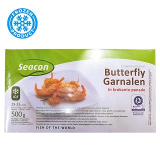 Butterfly Shrimps Vannamei 26/30 Frozen 500g SEACON
