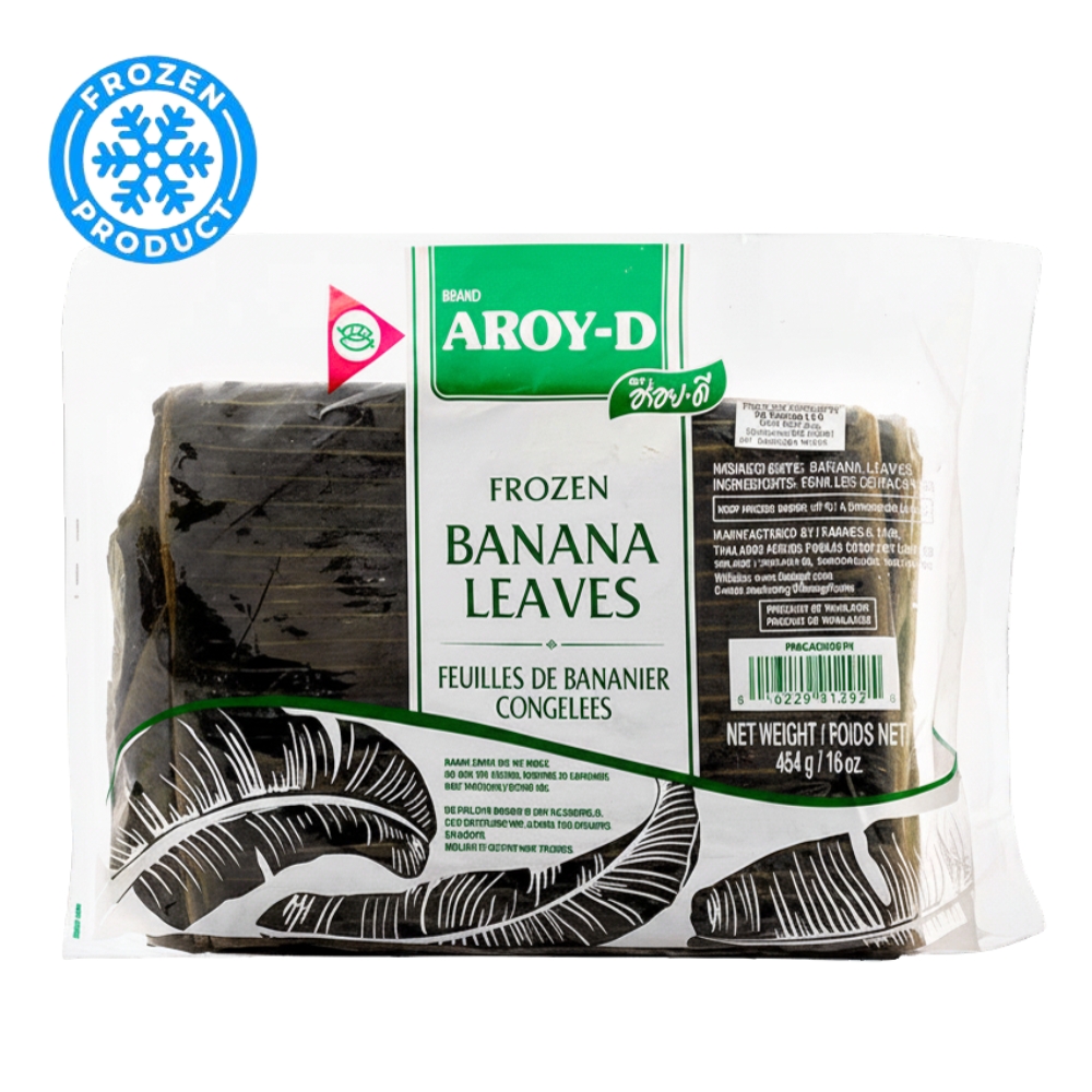 Banana Leaves (5 leaves) Frozen 454g AROY-D