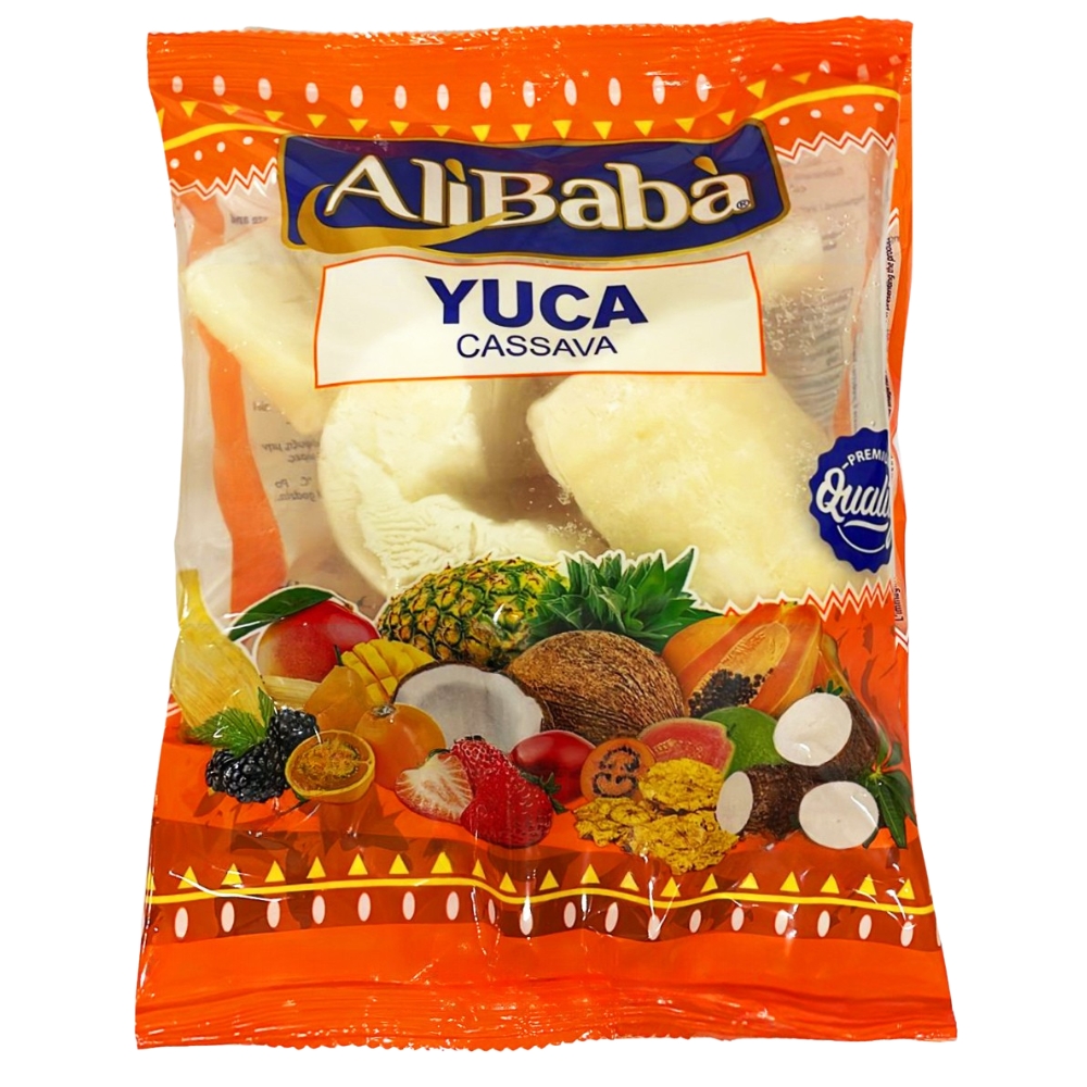 Yuca Cassava Peeled Frozen -  500g ALIBABA