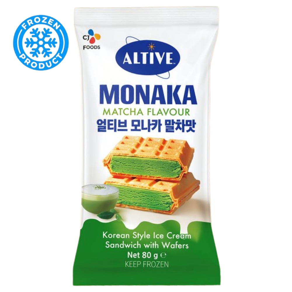 Monaka Παγωτό με Γεύση Τσάι Μάτσα σε Τραγανή Βάφλα 80g ALTIVE