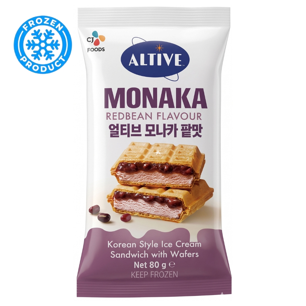 Monaka Παγωτό με Γεύση Κόκκινα Φασόλια σε Τραγανή Βάφλα 80g ALTIVE