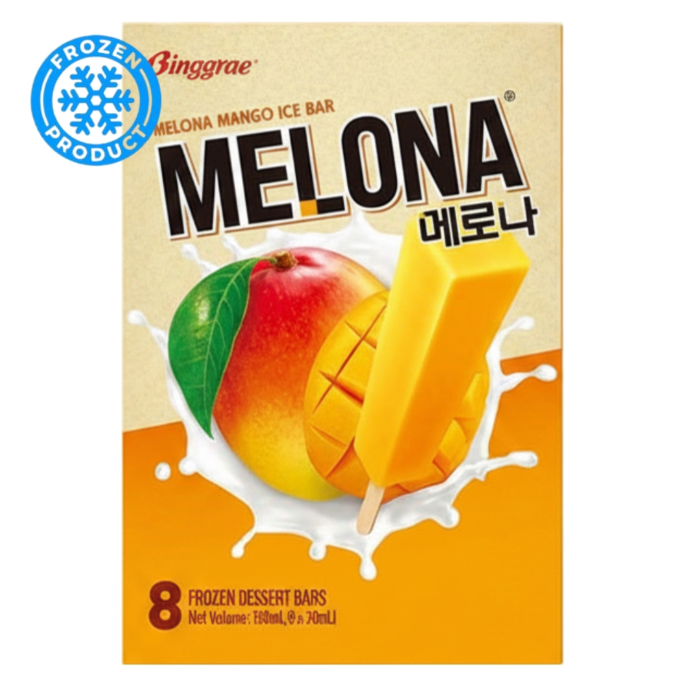 Melona - Παγωμένο Επιδόρπιο με Γεύση Μάνγκο 8 x 70ml BINGGRAE