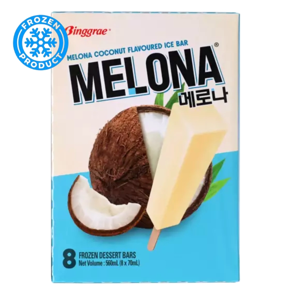 Melona - Ice Bar Coconut 8 x 70ml BINGGRAE
