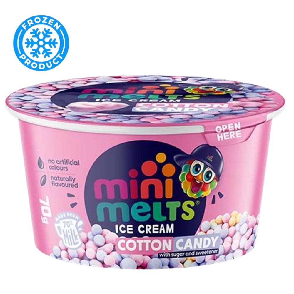 Cotton Candy Flavoured Ice Cream 70g MINI MELTS
