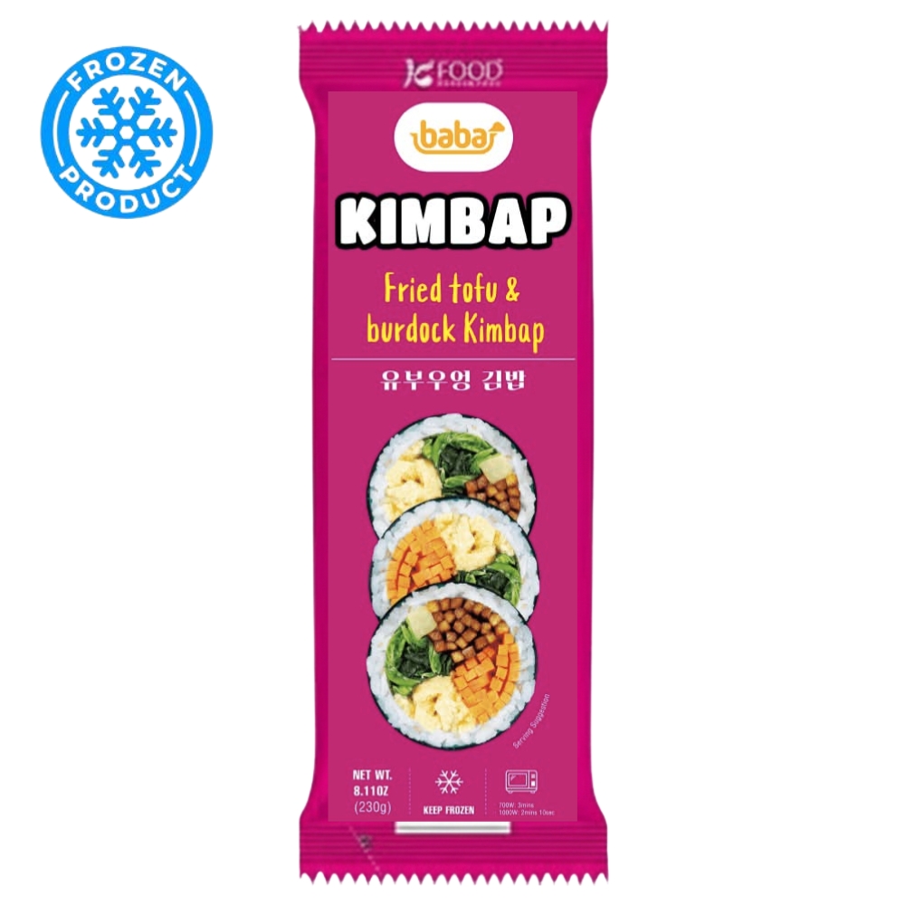 Kimbap Seaweed Rice Roll Tofu & Burdock 230g BABA