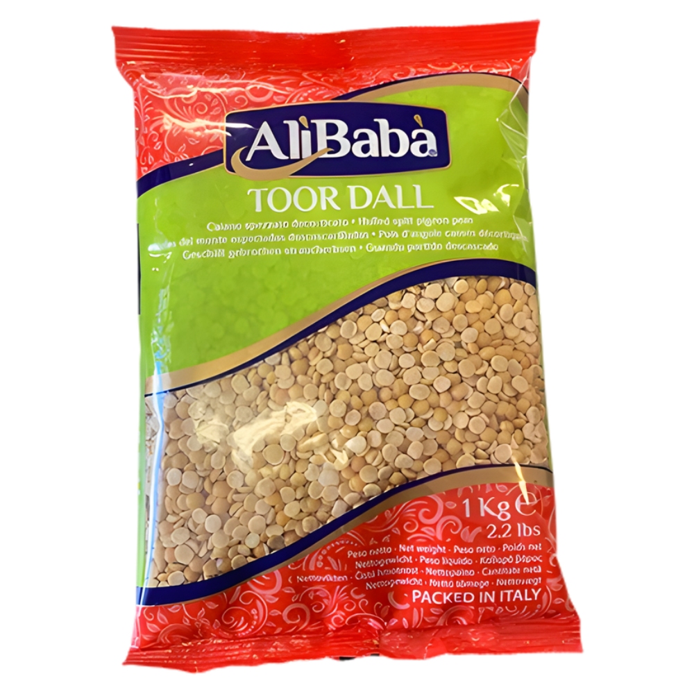 Αποφλοιωμένα και Σπασμένα Φαιά Μπιζέλια - Toor Dall 1000g ALIBABA