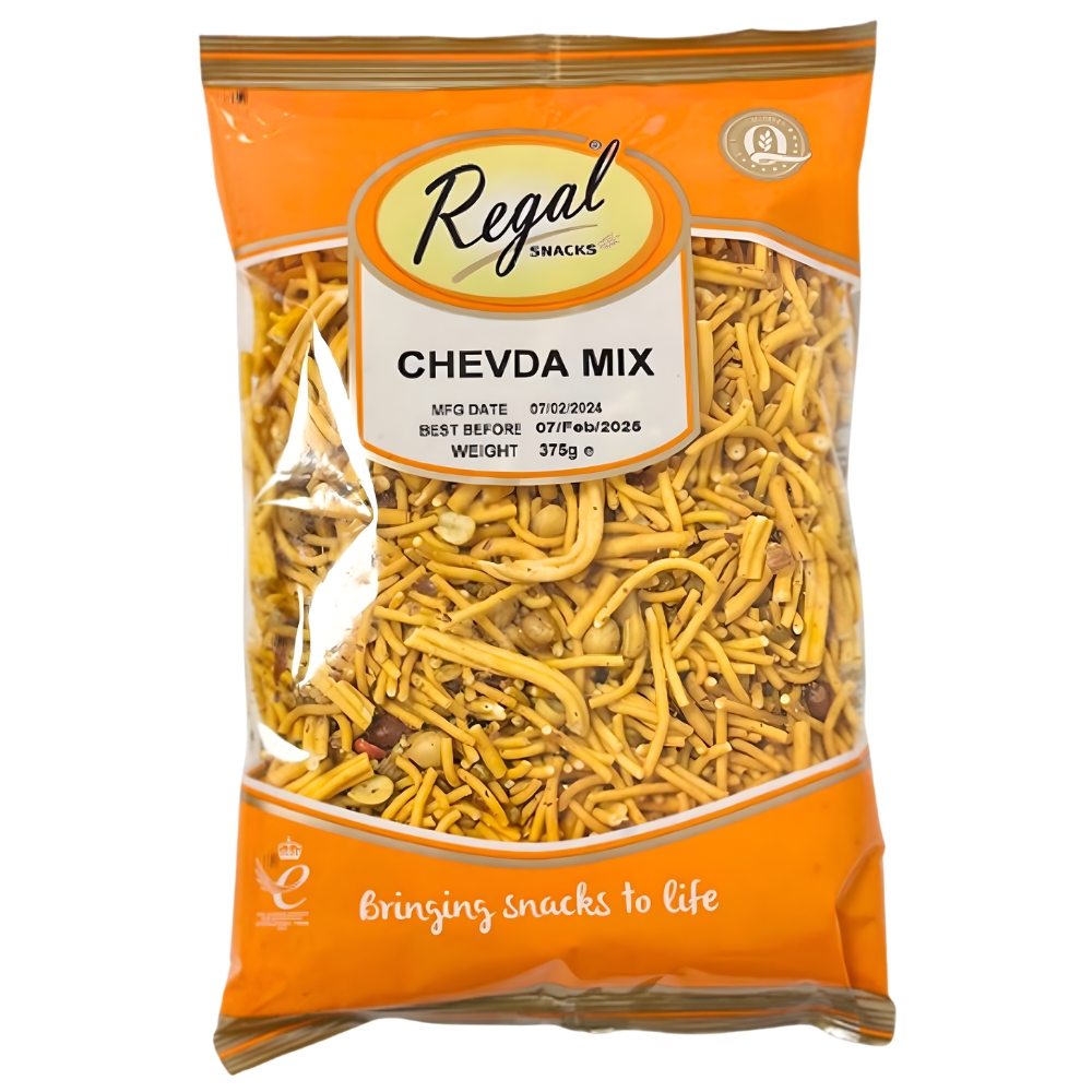 Σνακ από Ξηρούς Καρπούς και Ζυμαρικά Chevda Mix 375g REGAL