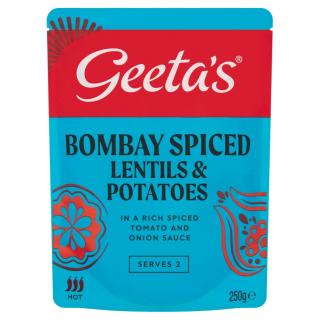 Έτοιμο Ινδικό Γεύμα Bombay Potatoes 250g GEETA'S