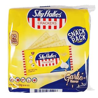 SKYFLAKES Crackers Garlic Flavour Snack Pack 250g MY SAN