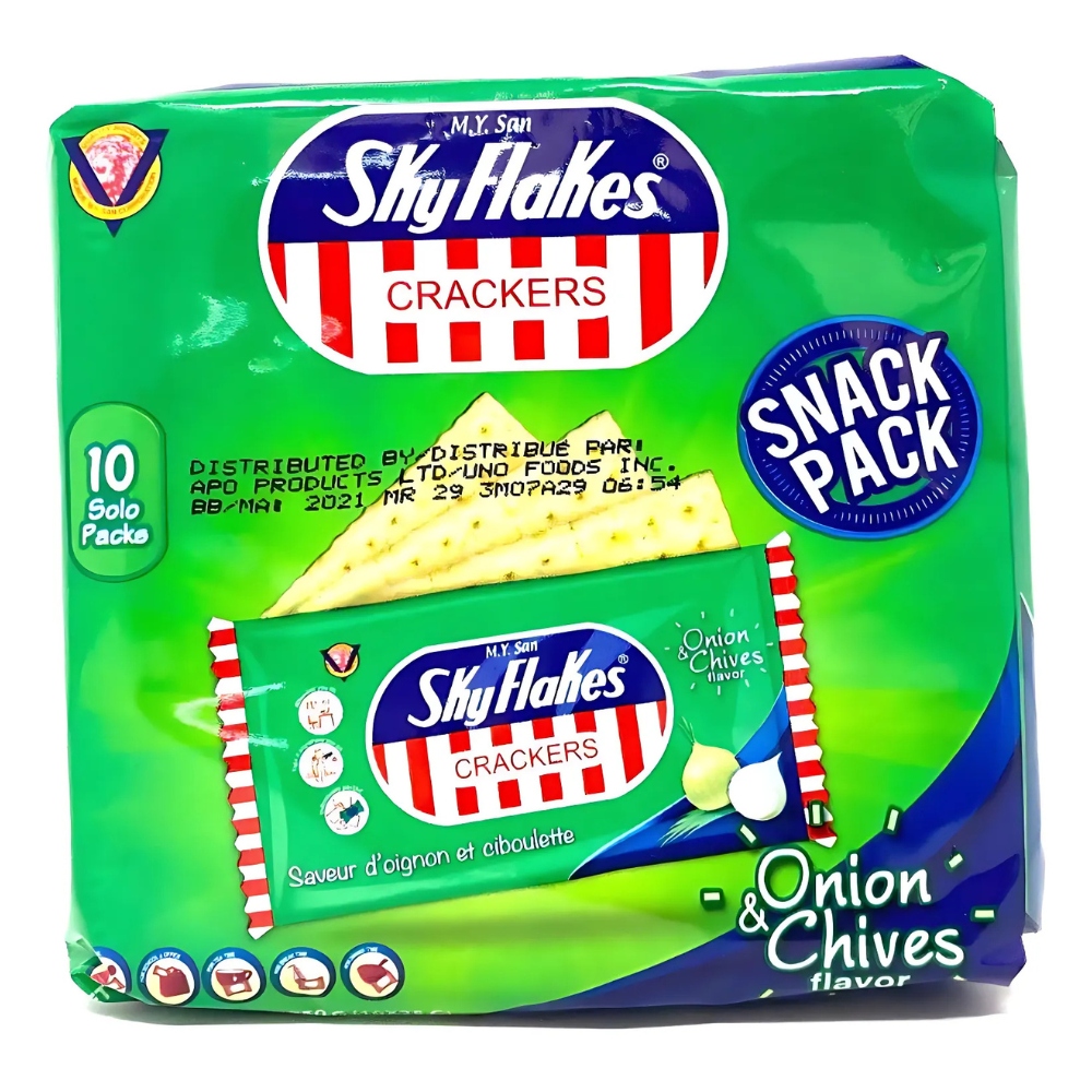 SKYFLAKES Αλμυρά Κράκερ με Γεύση Κρεμμύδι Snack Pack 250g MY SAN