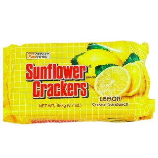 Lemon Crackers 190g SUNFLOWER