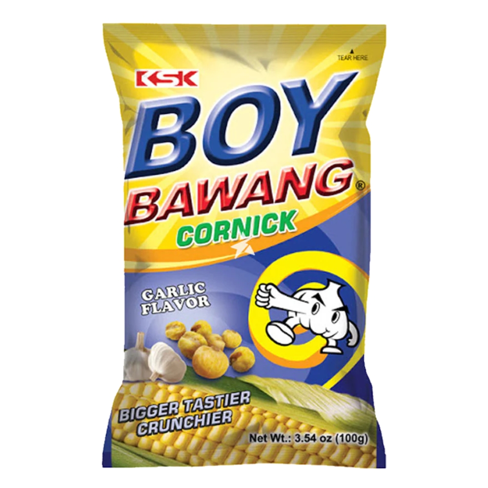 Boy Bawang Cornick Snack Garlic Flavour 90g KSK