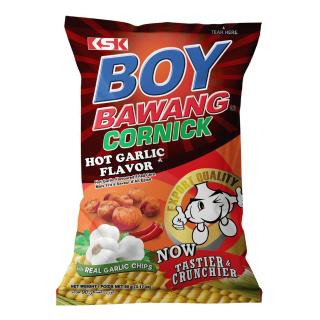 Boy Bawang Σνακ Καλαμποκιού με Γεύση Καυτερό Σκόρδο 90g KSK