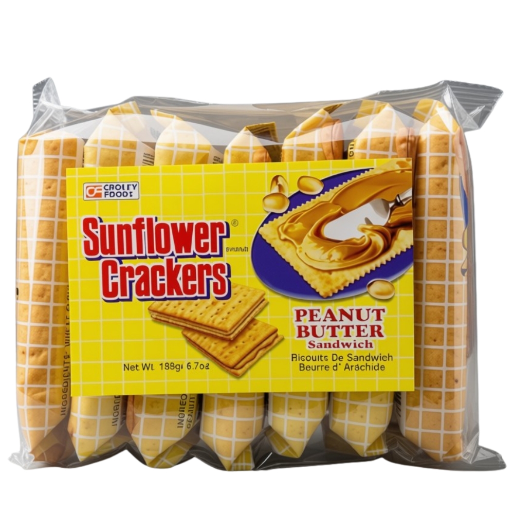 Peanut Butter Filled Crackers 189g SUNFLOWER