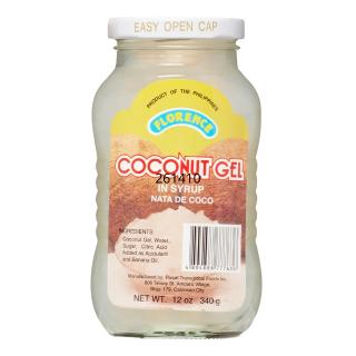 Λευκό Nata de Coco σε Σιρόπι 340g FLORENCE