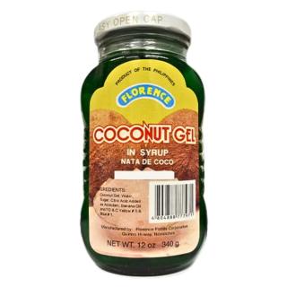 Πράσινο Nata de Coco σε Σιρόπι 340g FLORENCE