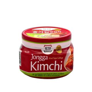Kimchi Mat - Korean Hot Pickled and Fermented Napa Cabbage Sliced 300g Chilled JONGGA