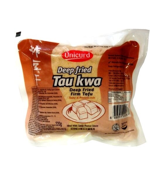 Deep Fried Firm Tofu 220g UNICURD