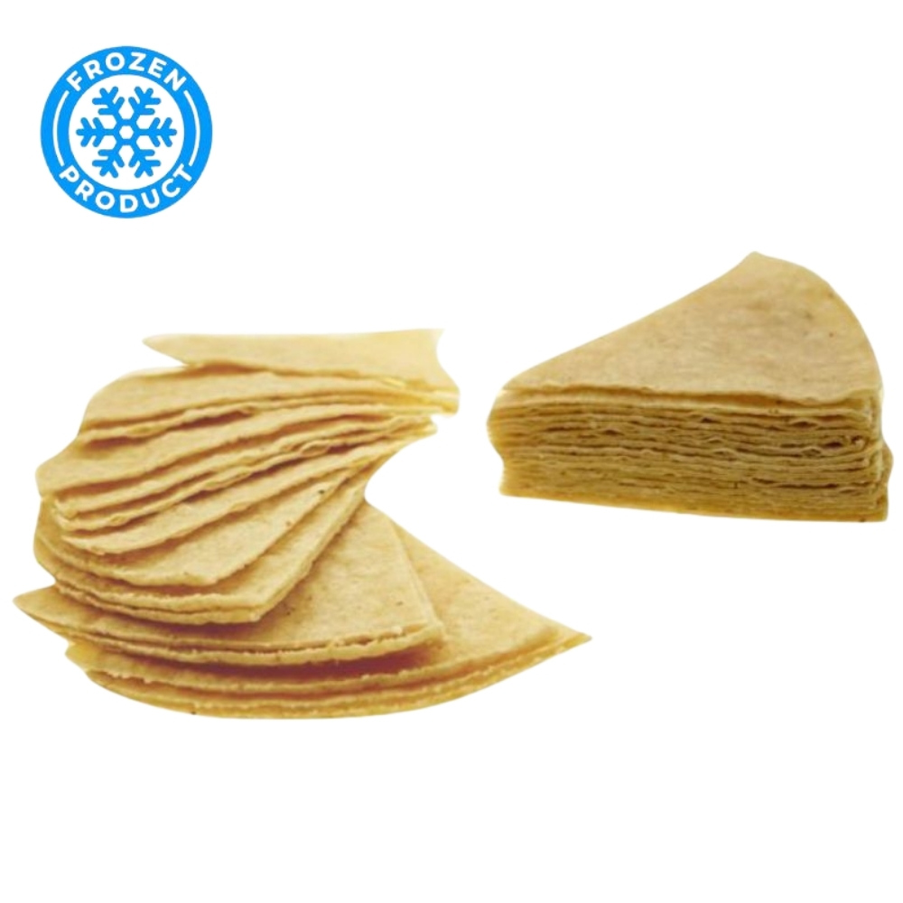 Yellow Corn Tortilla Chips Prefried Frozen 5kg NUEVO PROGRESO