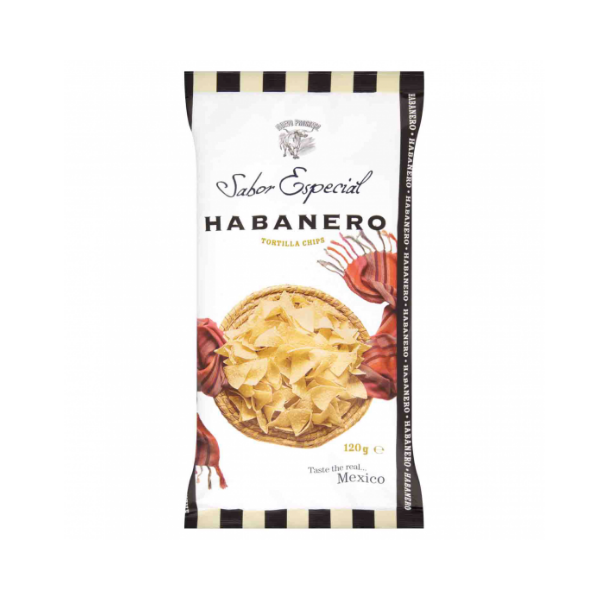 Spicy White Tortilla Chips With Habanero 120g NUEVO PROGRESO