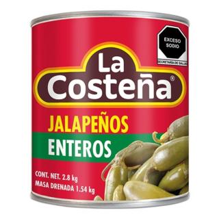 Πιπεριές Χαλαπένιος Ολόκληρες - Jalapenos Enteros 220g LA COSTENA